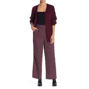 Nordstrom Lightweight Striped High Rise Trousers